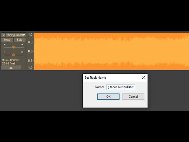 How to *literally* make a low quality audio in audacity