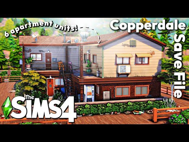 Let's Rebuild Copperdale! || Ep. 3 - Cheap & Rundown Apartments (Sims 4 Save File Series)