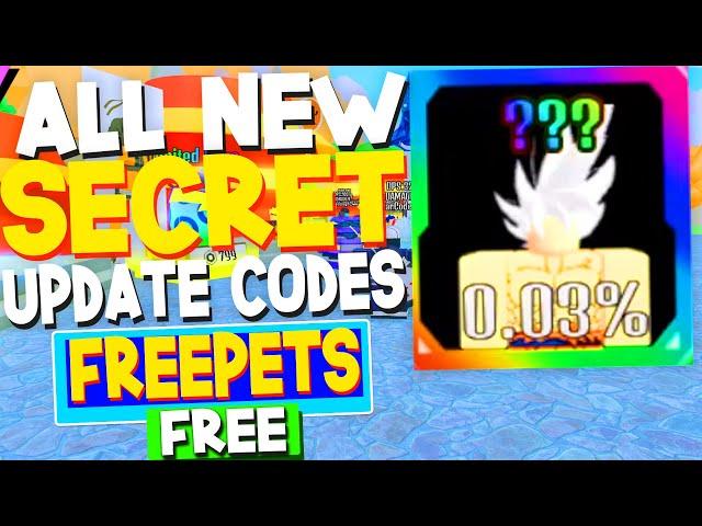 ALL 4 NEW *FREE PETS* UPDATE CODES in ANIME CLICKER FIGHT CODES! (Roblox Anime Clicker Fight Codes)