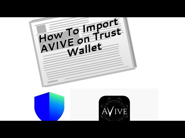 How To Set up AVIVE Wallet on Trust wallet/Metamask. (Same Process)