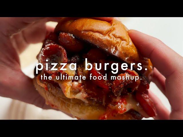 Pepperoni Pizza Burger Recipe