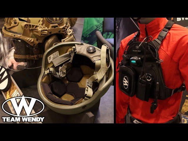 Team Wendy ShotShow 2020 - Cloud Line Helmet Liner, Rail 3.0, Radio Rig