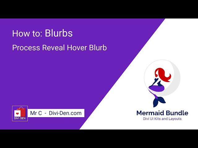 How to Modify - Process Reveal Hover Blurb - Divi Blurbs Module