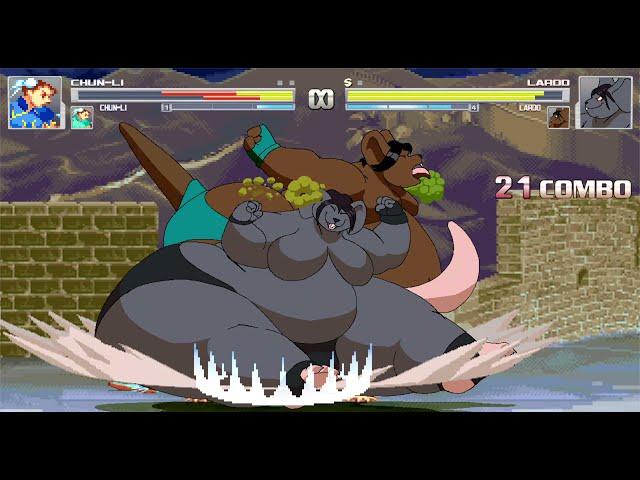 (M.U.G.E.N Request) Lardo Rat (x2) vs Chun-Li (x2)