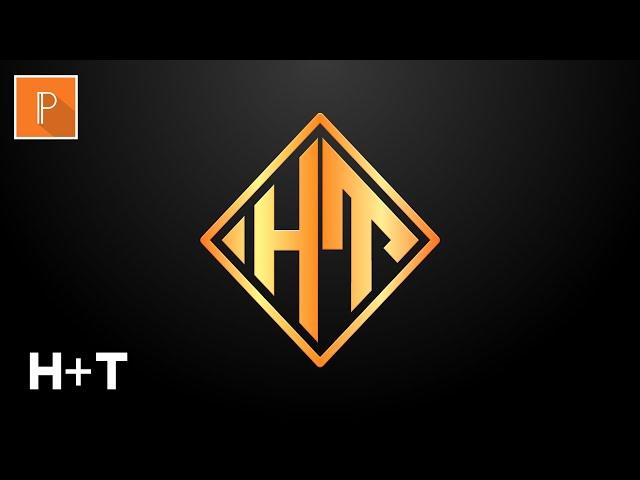 HT Logo Design Tutorial In Pixellab | Pixellab Logo Design Tutorial