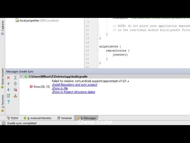 How to solve the appcompat-v7... error in Android Studio, fast and easy