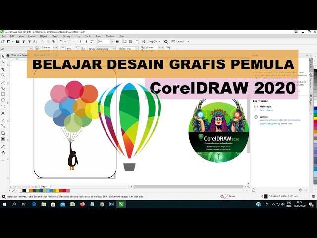 Belajar Corel Draw 2020 Desain Grafis ( Pemula / dasar )