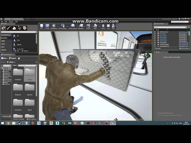 Unreal Engine 4 - Inverse Kinematic (IK) feature