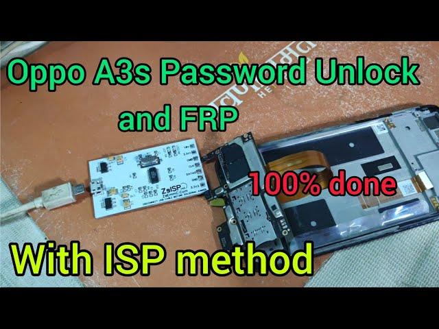 OPPO A3S FRP & password unlock by UMT/oppo A3s unlock ISP tool