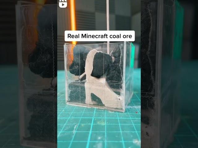 real minecraft coal ore #shorts