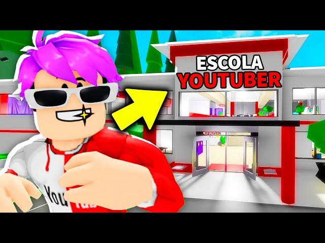 Fui Na ESCOLA DE YOUTUBERS Do BROOKHAVEN!