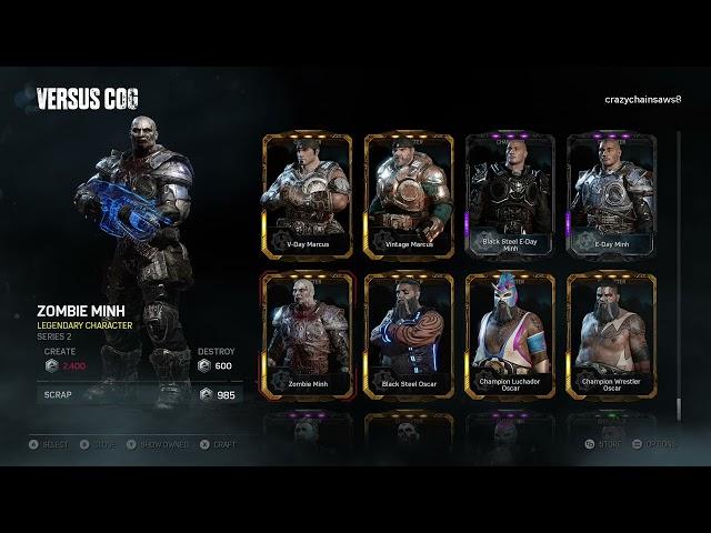 Gears Of War 4 All Character Skins