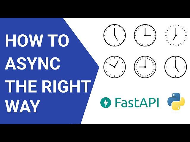 Async in practice: how to achieve concurrency in FastAPI (and what to avoid doing!)