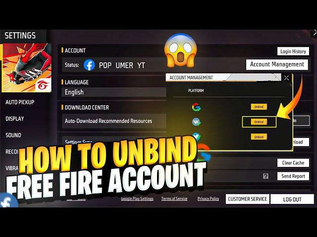 How To Unbind Free Fire Account From Other Logins | OB43 Update Hidden Changes | Garena Free Fire
