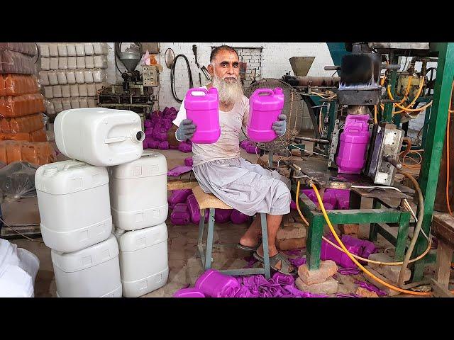 Oil Cans | Unbelievable Technique Of Making Oil Cans In Local Factory