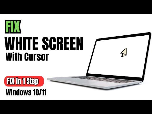 Fix WHITE SCREEN with Cursor on Windows 11/10/8/7 - (2023 NEW)