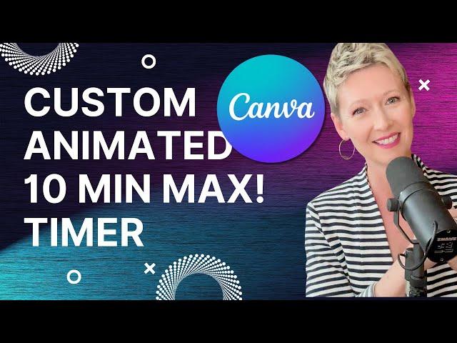 How to Create a Countdown Timer FAST in Canva - UPDATED TUTORIAL!