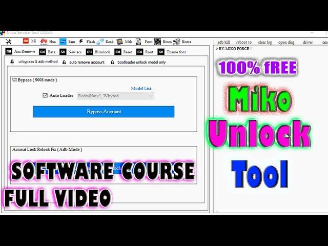 FREE Unlock Tool | Latest Free Tool For All Xiaomi and Huawei frp bypass