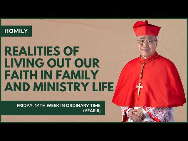 Challenges in Living out our Faith - William Cardinal Goh (Homily - 12 Jul 2024)