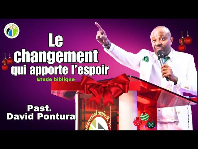 Le changement qui apporte l’espoir - CRIC PSL - Pasteur David