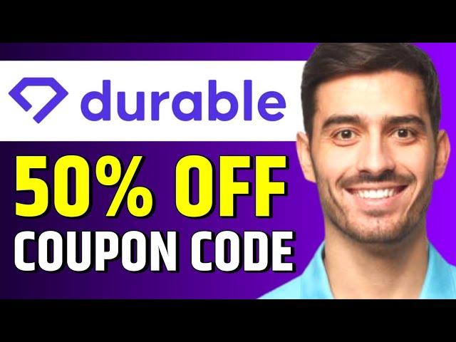 Durable AI Website Builder Discount Code 50% OFF | Durable AI Coupon Code 2024