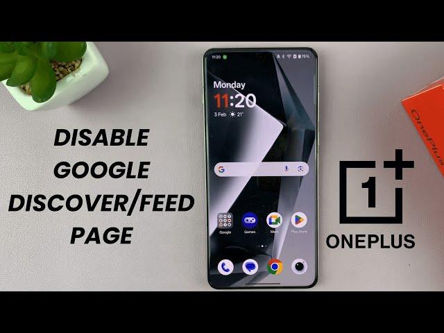 How To Disable Google Discover/Feed Page On OnePlus 13