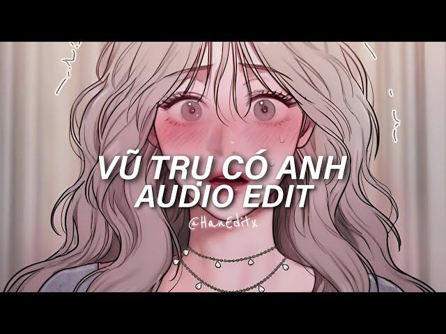 VŨ TRỤ CÓ ANH (Tiktok Version) - PHƯƠNG MỸ CHI x DTAP Ft. Pháo [Edit Audio] | Sped Up |