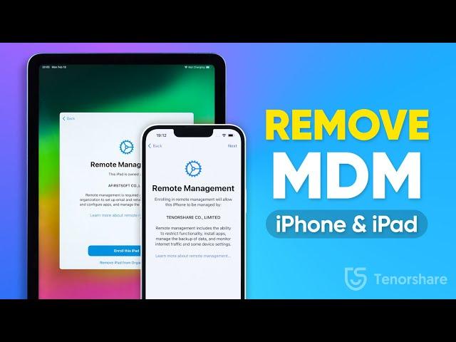 How To Remove MDM From iPhone & iPad | No Jailbreak | 2024