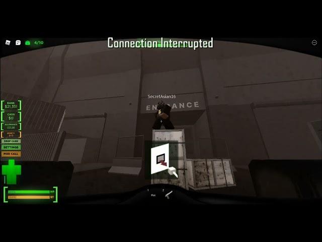 Connection Interrupted ROBLOX Blackout