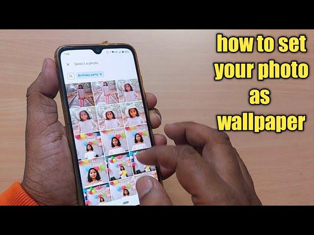 how to set your photo as wallpaper on android