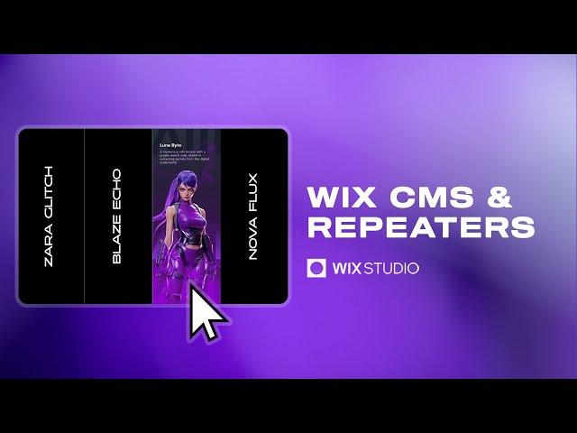 How to Use Wix CMS & Repeaters | Wix Studio Tutorial