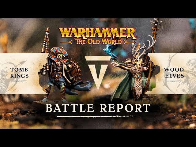 Old World 1250 Point Battle Report: Wood Elves Vs Tomb Kings