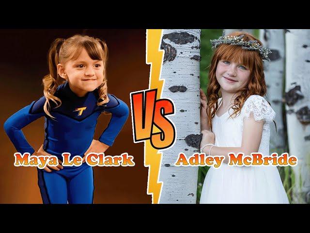 Maya Le Clark VS Adley McBride Transformation  New Stars From Baby To 2024