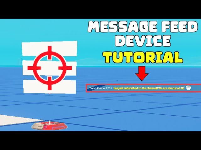 Message Feed Device in Fortnite Creative! [CUSTOM FEED]