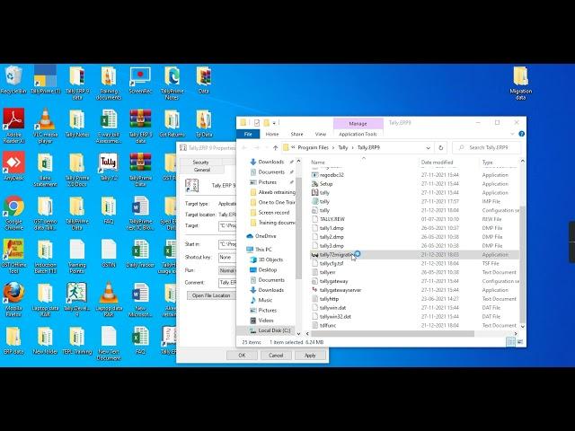 Migration of Tally 7.2 data to TallyPrime