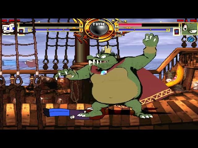 NICK54222 MUGEN: Nick Hooper VS King K. Rool