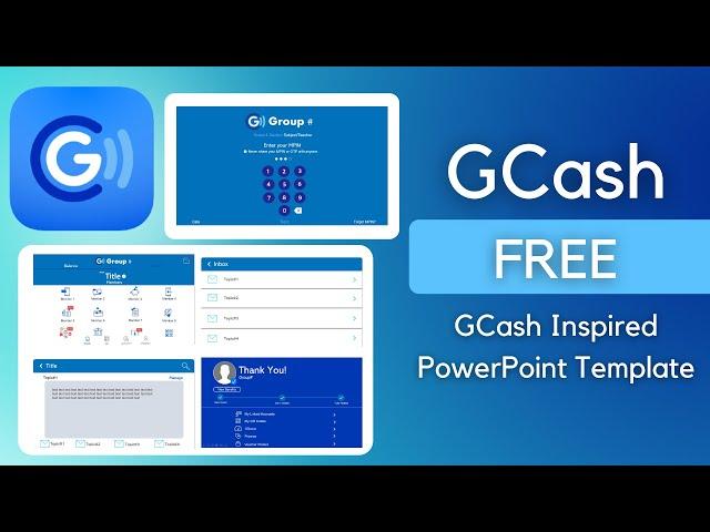 GCash Inspired PowerPoint Template [ FREE ] | Claire