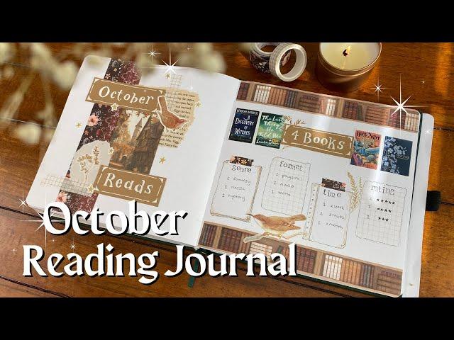 Fall Books + Reading Journal Spreads!  Cozy journal with me and book reviews