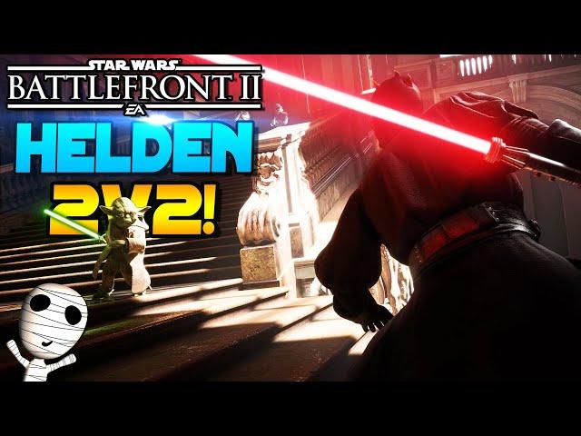 Knallharte Helden 2v2 Kämpfe! - Star Wars Battlefront 2 #356 - Tombie Gameplay deutsch