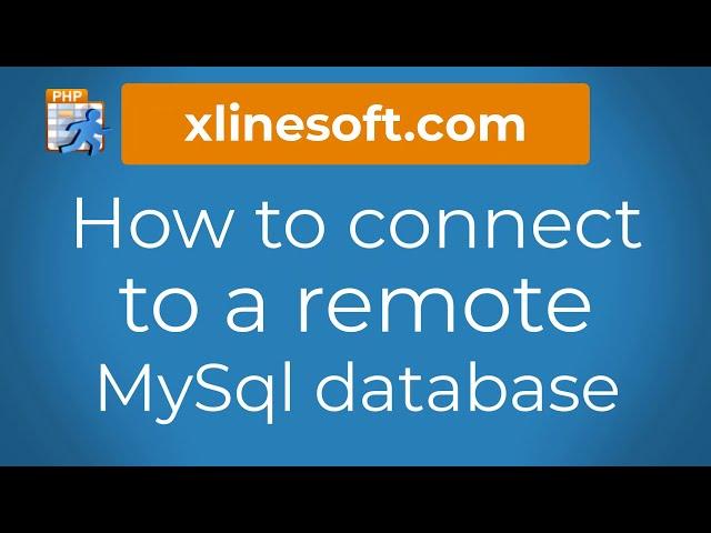 Beginners Guide - How to connect to a MySql database