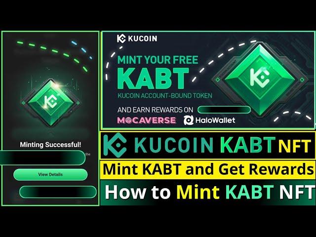 KuCoin free NFT minting || How to Mint Your KuCoin Account-Bound Tokens || KABT