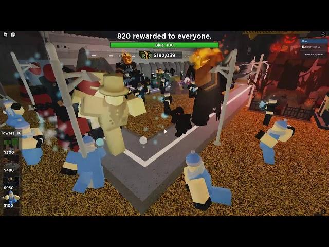 New Tower Snowballer!! Tower battles Roblox