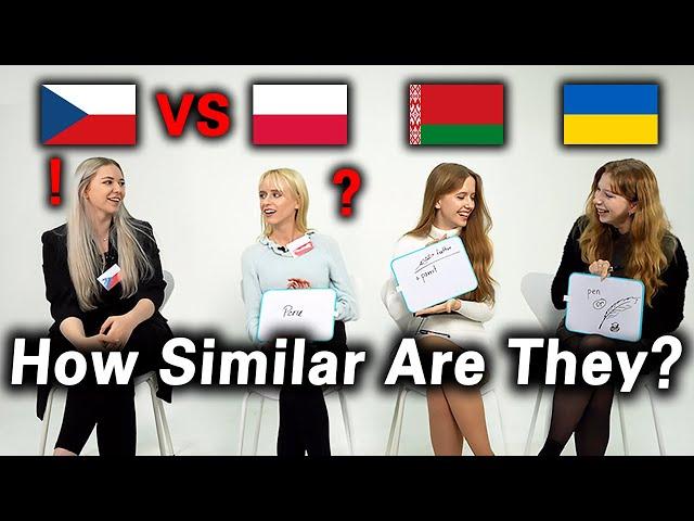 Czech Language | Can Ukrainian, Polish and Belarusian Speakers Understand It? (Slavic Languages)