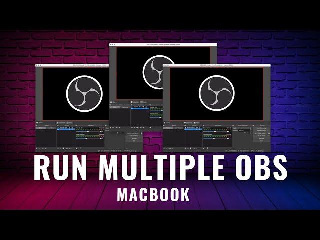 How to Run Multiple OBS on MacBook M1 -Stream to Youtube / Twitch / Facebook and more...