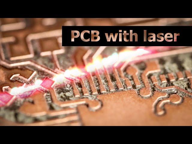 Making PCBs with fiber laser