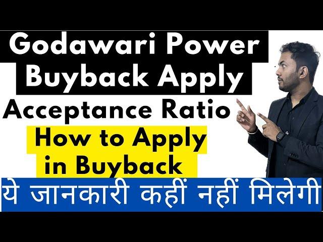 Godawari Power Buyback Apply Date| Godawari Power share news | How to apply in buyback