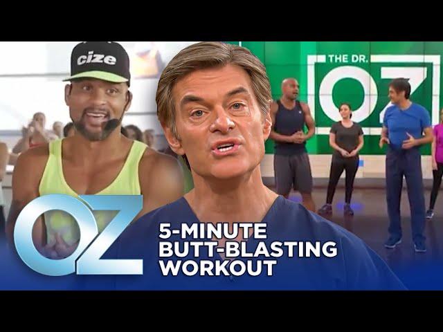 Shaun T's 5-Minute Butt-Blasting Workout | Oz Fit