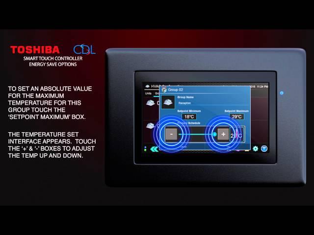 Video 52 - Toshiba RBC-TBPTS Touch Screen Energy Saving Options