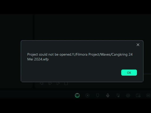 How to Fix Filmora "Can't Open Project" Issue