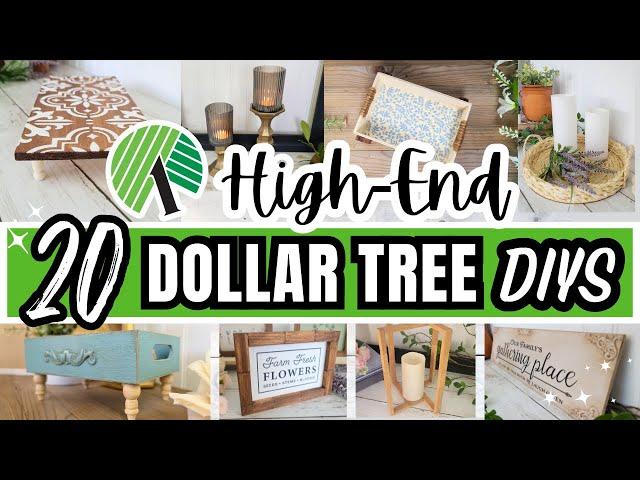 20 Dollar Tree DIYS That Look High-End | Beginner Friendly Crafts